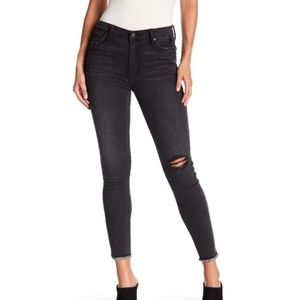 Joe's Charlie High Waisted Fray Ankle Hem Jeans